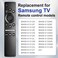 Qzanyee Life Voice Remote for Samsung Smart TVUniversal Remote Control Compatible All for Samsung TV LED QLED UHD SUHD HDR LCD Frame Curved Solar HDTV 4K 8K 3D Q60 Q70 Q80 Curved Frame Remote Replacem