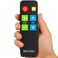 EZclicker TV Remote for Seniors Extra Simple Big Button Remote Black Works with Major TV Brands NOT for Streaming 2xAAA Batteries Not Included
