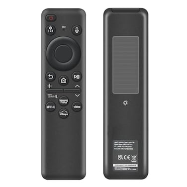 Nettech Rechargeable Voice Remote for Samsung Smart TVs Replacement for 20192026 Samsung TV Remote Control with Solar Charging and Voice Search