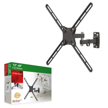 Barkan TV Wall Mount 1358 inch Full Motion Articulating 4 Movement Screen Bracket Holds up to 55lbs Fits LED OLED LCD