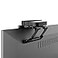 Mount Plus MPAPM0301 Top Shelf TV 5inch Wide Flat Panel Adjustable Clip Mount Holder for Streaming Device Media Boxes Speakers Mount Made for Apple TV 1 Pack 5 Inch