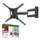 Barkan 26 66cm Long TV Wall Mount 1383 inch Full Motion Articulating 4 Movement Premium FlatCurved Screen Bracket Holds up to 95lbs Extremely Extendable Fits LED OLED LCD