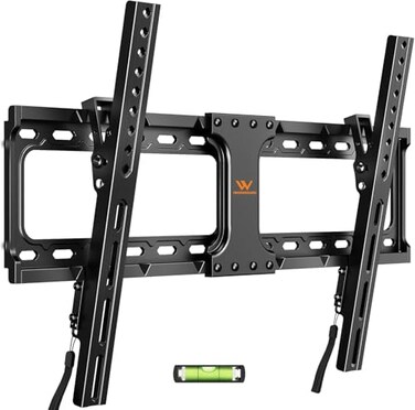 IWORKBOARD 55 65 75 85 inch Tilting TV Wall Mount for 3290 TVs Low Profile TV Mount Bracket Safe Lock Quick Release Max VESA 600x400mm 24 inch Studs132 lbs Fit Most 55 75 85 86 TVs