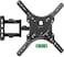 ELIVED TV Wall Mount for Most 2660 Inch TVs Wall Mount Bracket Max VESA 400x400mm Swivel and Tilt Full Motion TV Mount with Single Stud Perfect Center Design Corner Mount Holds up to 77 lbs