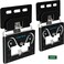Supcline Ultra Slim TV Wall Mount Compatible with 1480 Flat Frame TVs Only 03 MicroGap Low Profile TV Mount Minimalist Look Blends Any Interior Hold up to 100Lbs