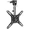 ELIVED Flip Down Ceiling TV Mount for Most 1440 Inch TVs Floding TV Mount for Flat and Pitched Roof Height Adjustable Full Motion tv Bracket 360 Swivel for Patio Max VESA 200x200mm up to 22 Lbs