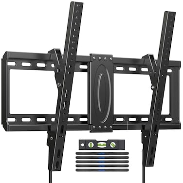 Suptek Tilt TV Wall Mount Bracket for Most 3782 inch TV Universal Mount with Max 600x400mm VESA and 132lbs Loading Capacity Fits Studs 24 Apart Low Profile with Magnetic Bubble Level MT5082