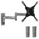 Mount-It! MountIt Locking RV TV Mount with Dual Wall Plates Quick Release Full Motion RustResistant Aluminum Arm for Indoor Outdoor Use in Camper Trailer RV 1342 Inch Screens VESA 200 Compatible