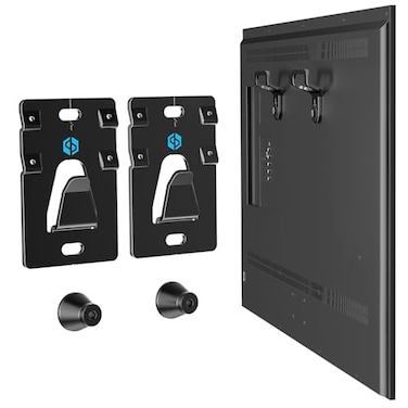 Supcline No Stud TV Wall Mount for Most 26100 inch TVs Up to 200lbs Drywall No Drill TV Mount 118 Low Profile Studless Wall Mount tv Bracket Easy Install