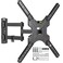 Solid As Mountain Full Motion TV Wall Mount for Most 2655 Inch TVs Corner Wall Mount TV Bracket with Tilt Swivel and Articulating Single Stud Center Design Fits FlatCurved TVs Max VESA 400x400mm Up to