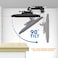 Mount-It! MountIt Flip Down Ceiling TV Mount for 1327 Inch Screens Under Cabinet TV Bracket for Kitchen RV HeavyDuty Steel Tilt Swivel Height Adjustable VESA 75x75 100x100 Holds up to 44 Lbs