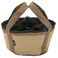 camping moon CAMPINGMOON Dutch Oven Bag Heavy Duty Canvas Carry Case Cast Iron Camping Cookware Round Storage 8 Inch Dutch Oven Flat Bottom No Legs DO27BK