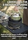 camping moon CAMPINGMOON Dutch Oven Bag Heavy Duty Canvas Carry Case Cast Iron Camping Cookware Round Storage 8 Inch Dutch Oven Flat Bottom No Legs DO27BK
