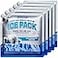SUNLUG Cooler Ice Packs 5 Pack Reusable Ice Packs for Coolers Long Lasting Freezer Packs for Cooler Bag Lunch Bags Cooler Backpacks
