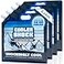 Cooler Shock Reusable Ice Packs for Cooler LongLasting Freezer Packs with Builtin Handle AllPurpose Medium Size Pack of 4