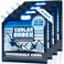Cooler Shock Reusable Ice Packs for Cooler LongLasting Freezer Packs with Builtin Handle AllPurpose Medium Size Pack of 4