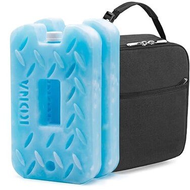 Kona Blue Ice 2 Pound Ice Packs for Coolers Long Lasting Design Refreezable Reusable Cooler Ice Pack 2