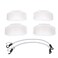 Attwood 141377 Cooler Mounting Kit 4 Corner Pieces 2 QuickConnect Stretch Straps CorrosionResistant