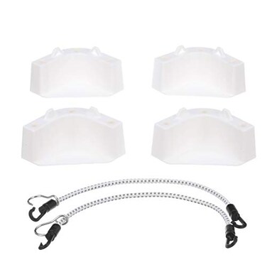 Attwood 141377 Cooler Mounting Kit 4 Corner Pieces 2 QuickConnect Stretch Straps CorrosionResistant