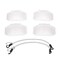 Attwood 141377 Cooler Mounting Kit 4 Corner Pieces 2 QuickConnect Stretch Straps CorrosionResistant