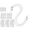 LBB-Parts Cooler Hinges and Lid Straps Replacement Set for Igloo Includes 3 Cooler Hinges 2 Heavy Duty 14 Inch Stainless Steel Lid Straps and 20 Screws