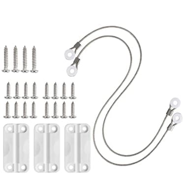 LBB-Parts Cooler Hinges and Lid Straps Replacement Set for Igloo Includes 3 Cooler Hinges 2 Heavy Duty 14 Inch Stainless Steel Lid Straps and 20 Screws