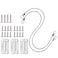 LBB-Parts Cooler Hinges and Lid Straps Replacement Set for Igloo Includes 3 Cooler Hinges 2 Heavy Duty 14 Inch Stainless Steel Lid Straps and 20 Screws