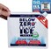 Below Zero Medium Reusable Ice Packs for Coolers Long Lasting Cooler Ice Pack Blocks LeakProof Freezer Packs for Camping Lunch Boxes Travel Medium 10x9 2Pack