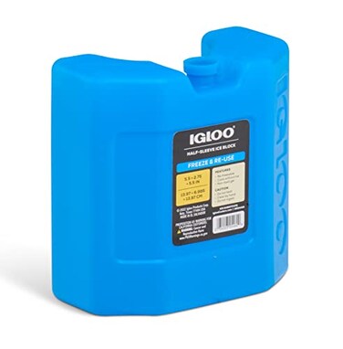 Igloo Maxcold Ice Blocks Reusable Ice Packs for Coolers Freezer Pack Cold Packs for Coolers Long Lasting Ice Blocks