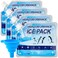 Omoojee Reusable Ice Packs for Cooler 4 Pack Freezer Ice Packs for Lunch Boxes Cooler Ice Packs for Camping Gear Fishing Medium