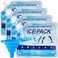 Omoojee Reusable Ice Packs for Cooler 4 Pack Freezer Ice Packs for Lunch Boxes Cooler Ice Packs for Camping Gear Fishing Medium