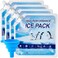 Omoojee Reusable Ice Packs for Cooler 4 Pack Freezer Ice Packs for Lunch Boxes Cooler Ice Packs for Camping Gear Fishing Large