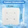 Omoojee 52 QT Ice Pack Cooler Divider Compatible with RTIC 52QT Ultra Light Cooler Freezable Cooler Divider Cooler Accessories