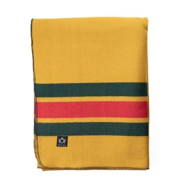Arcturus Rainier Wool Blanket Warm Thick Washable Wool Blanket for Home Outdoors Camping Tailgates Picnic Hunting Travel Emergency Kits Twin Size 45 lb North Cascades