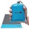BEARZ Outdoor Pocket Blanket Beach Blanket Waterproof Sandproof Picnic Blankets Waterproof Foldable Lightweight Compact for Hiking Camping Travel Festival Accessories Blue