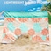 HIHOHO Beach Blanket Waterproof Sandproof Extra Large Beach Mat 79 X 83120x108for 18 Adults Quick Drying Durable Outdoor Picnic Mat for Beach Travel Camping Hiking