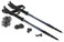 Cascade Mountain Tech Trekking Poles Twist Blue EVA One Size
