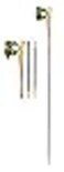 LEKI Ultratrail FXOne Superlite Carbon Collapsible Lightweight Trekking Poles for Hiking Trail Running RedYellowCarbon 110 cm