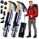 TREKOLOGY TrekZ Collapsible Hiking Trekking Poles Balance Support for Seniors Women and Men 2pc Per Set