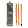 FOREST PILOT 3 Pieces Detachable Fir Wood Walking Stick Wolf Carving with a CompassNature Color 55 Inches 1 Piece