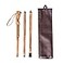 FOREST PILOT 3pc Detachable Hardwood Walking Stick Pine Handle with Compass Nature Color 55 Inches 1 Piece
