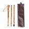 FOREST PILOT 3pc Detachable Hardwood Walking Stick Pine Handle with Compass Nature Color 55 Inches 1 Piece