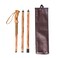 FOREST PILOT 3pc Detachable Hardwood Walking Stick Pine Handle with Compass Nature Color 55 Inches 1 Piece