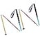 AONIJIE Trail Running Poles 2 Pcs Outdoor Trekking Poles Foldable Aluminum Alloy Sticks Quick Lock Ultralight for Camping Hiking Mountaining Marathon