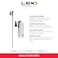LEKI Makalu FXOne Carbon Adjustable Lightweight Walking Poles for Trekking Hiking BlackNaturalcarbonOrange 115 cm