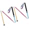 AONIJIE Trail Running Poles 2 Pcs Outdoor Trekking Poles Foldable Aluminum Alloy Sticks Quick Lock Ultralight for Camping Hiking Mountaining Marathon