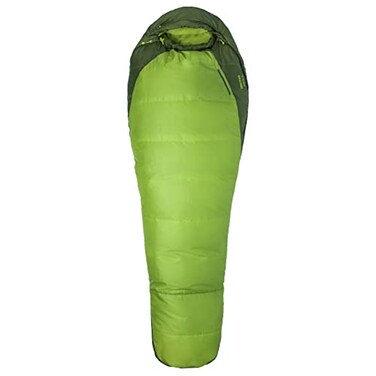 Marmot Mens Trestles 30 Sleeping Bag Insulated WaterResistant LeftZip Green LichenGreenland