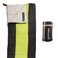 Wakeman Kids Sleeping Bag Lightweight Carrying Bag with Compression Straps for Camping Backpacking and Sleepovers by Outdoors Neon GreenBlack