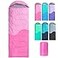 HTMEYBG Sleeping Bag 3 Seasons for Adults Kids Boys Girls Camping Hiking Warm Cold Weather Lightweight Portable with Compression Bag for Backpacking in Spring Summer Fall and Winter