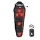 MANTUOLE Heated Sleeping Bag 5 Heating Zones Operated with USB 5V2A Battery or Other USB Power Supplies Battery NOT Included Mummy StyleBlack